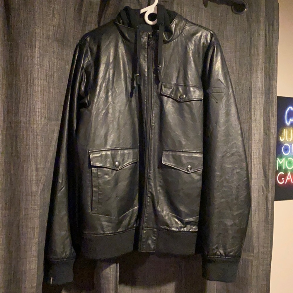 Leather jacket